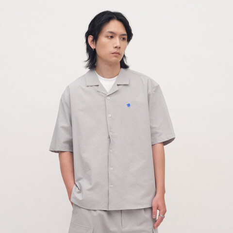 小P社長泡泡紗短袖襯衫