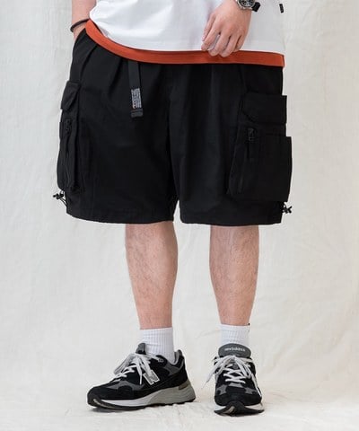 防潑水多口袋短褲 WATER-REPELLENT FUNCTIONAL CARGO SHORTS