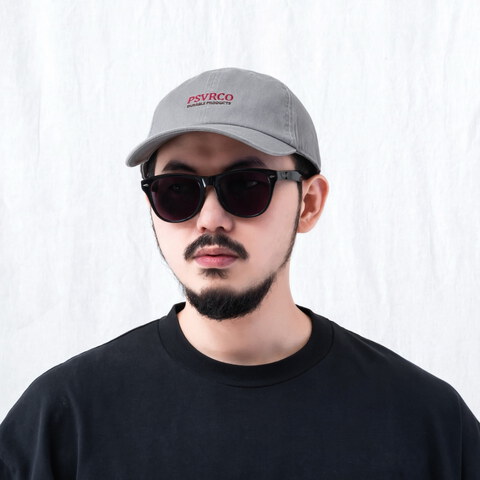 品牌斜紋老帽 SLOGAN TWILL DAD CAP