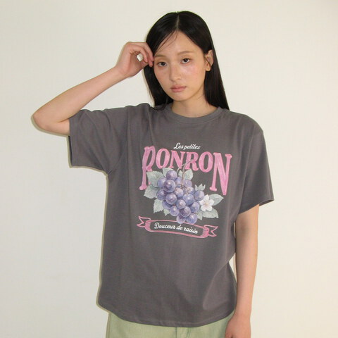 RON0104-262 葡萄圖案上衣 VINTAGE GRAPE BASIC FIT T SHIRT