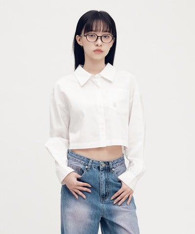 短版氣球襯衫