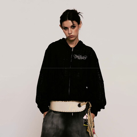 拉鍊帽T Branscombe Tape Lace Zip up Hoodie