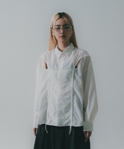 立體剪裁襯衫 Chest Hole Oversize Shirt