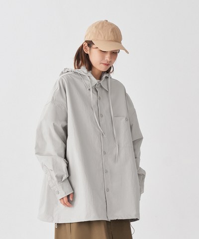 可拆連帽襯衫 Pocket Detachable Hood Shirt