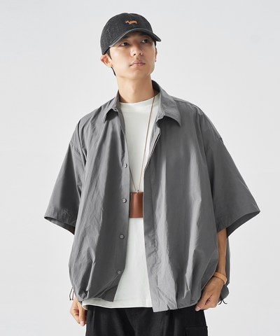 皺褶下擺襯衫 Pleated Hem Summer Shirt