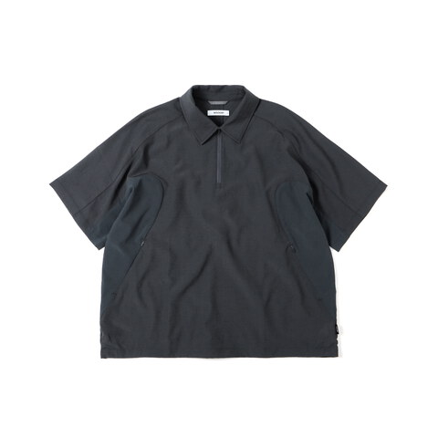 平織半開襟上衣 HALF ZIP POLO SHIRT