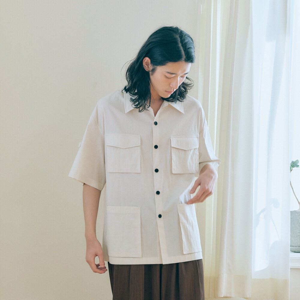 unisex safari shirts jacket