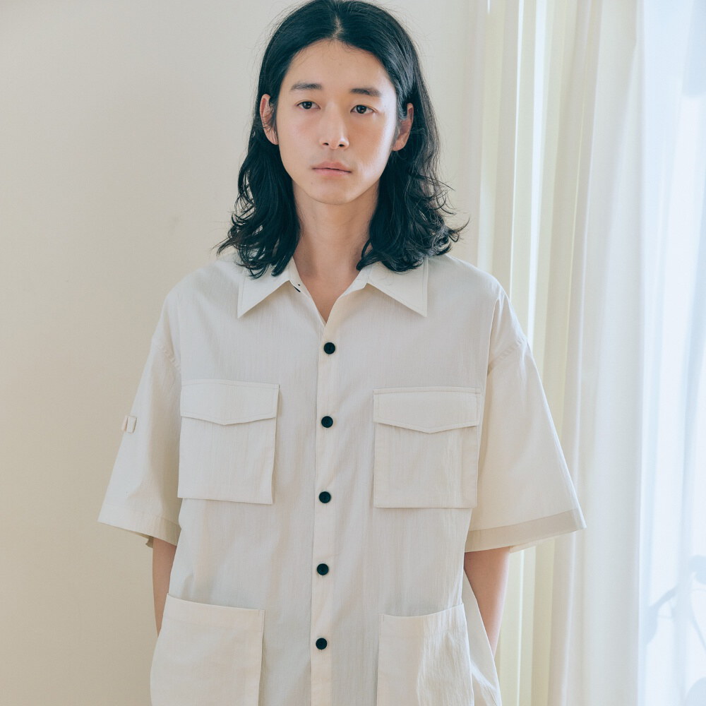 unisex safari shirts jacket