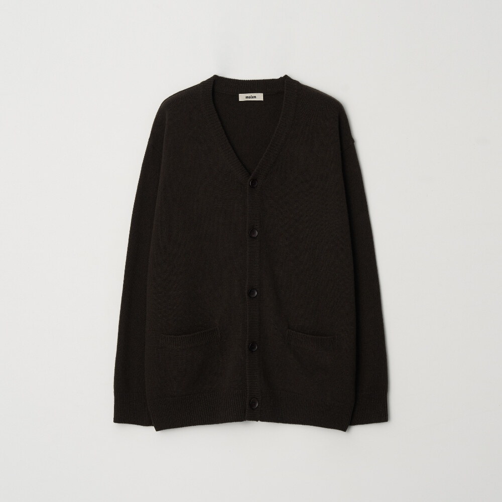 V領針織外套 unisex british wool v-neck cardigan