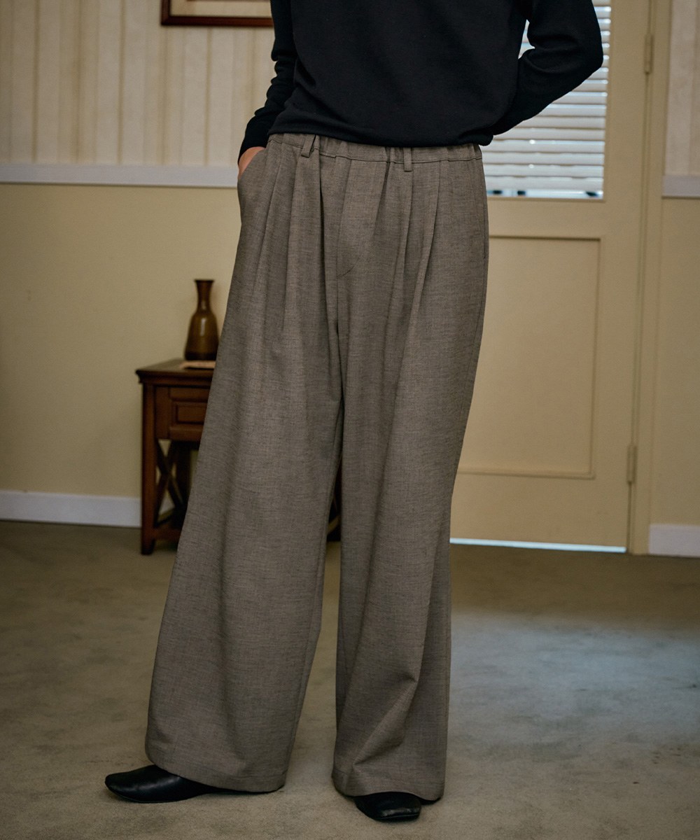 寬版垂墜靴型褲 unisex wide boots cut pants