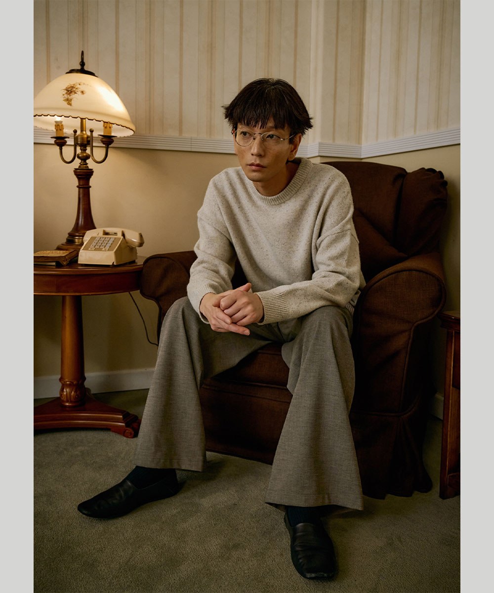 寬版垂墜靴型褲 unisex wide boots cut pants