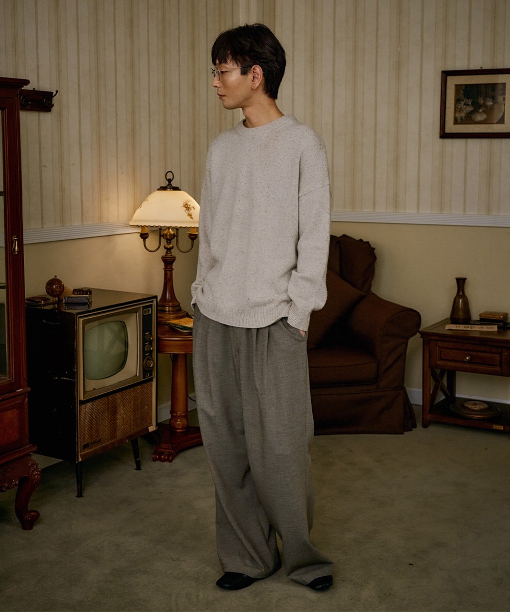 寬版垂墜靴型褲 unisex wide boots cut pants