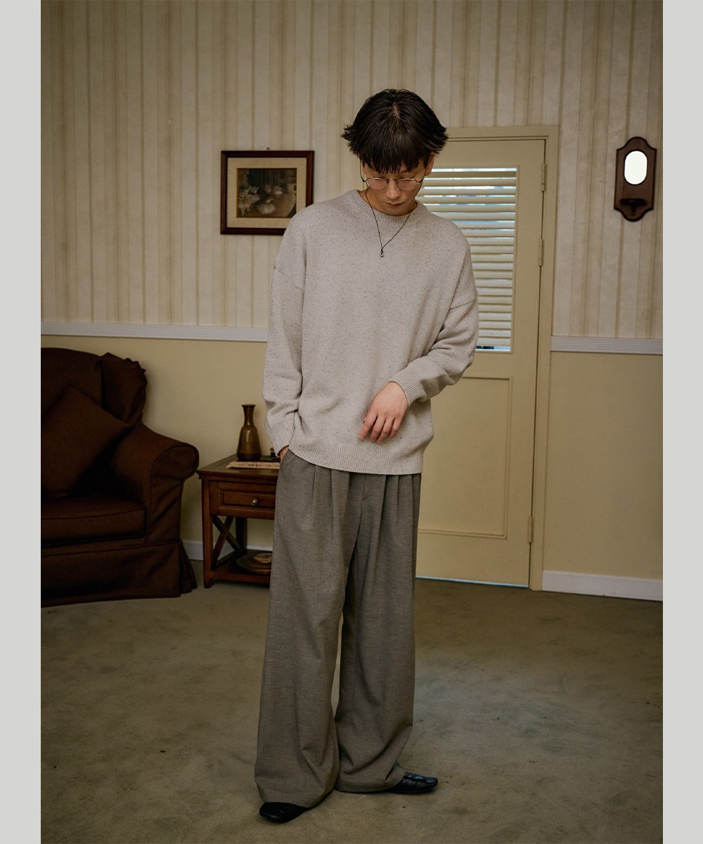 寬版垂墜靴型褲 unisex wide boots cut pants