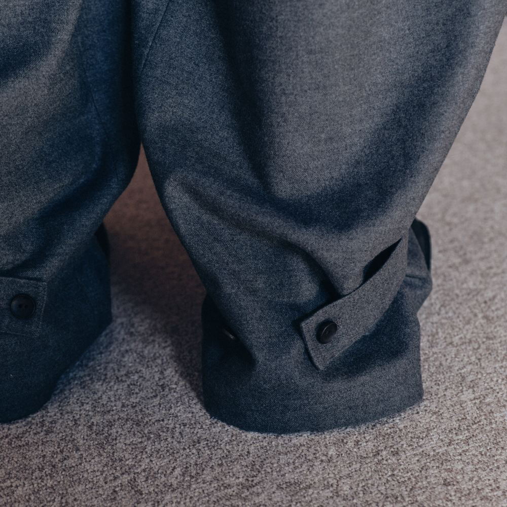 綁帶調節氣球褲 unisex muted strap balloon pants