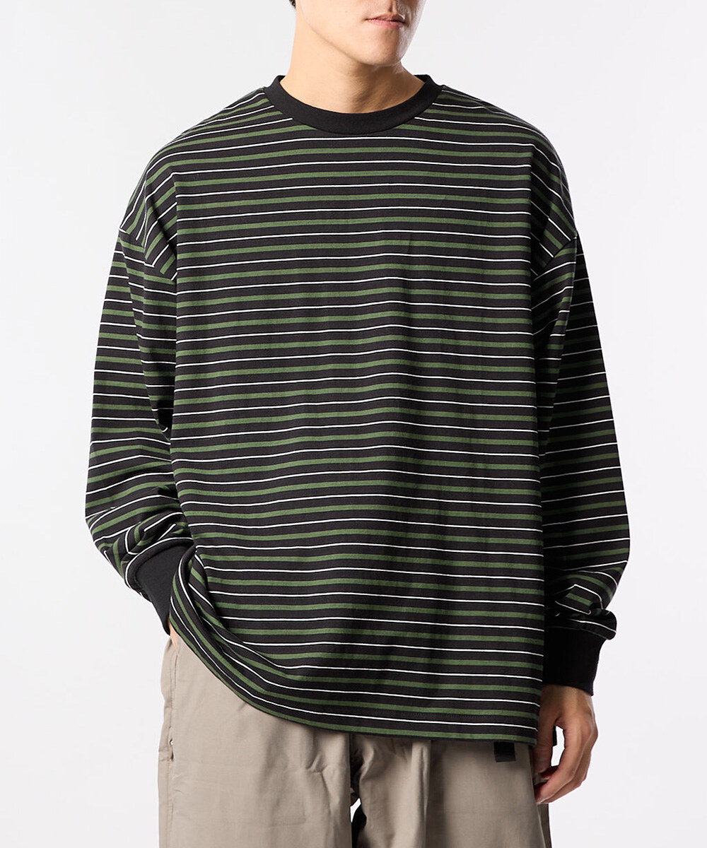 條紋上衣 MULTI BORDER LS TEE