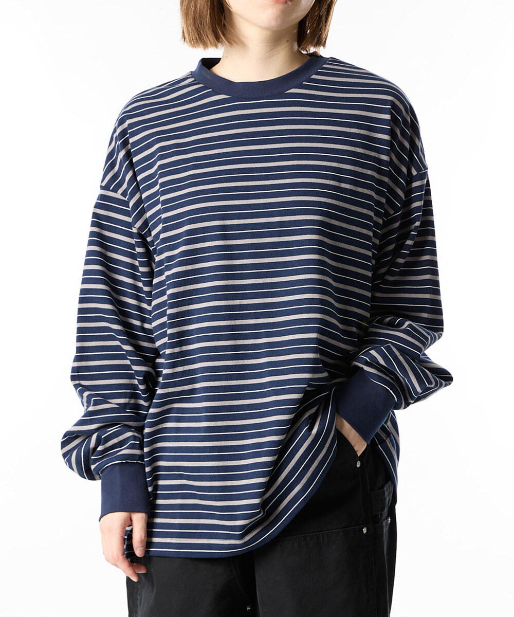 條紋上衣 MULTI BORDER LS TEE