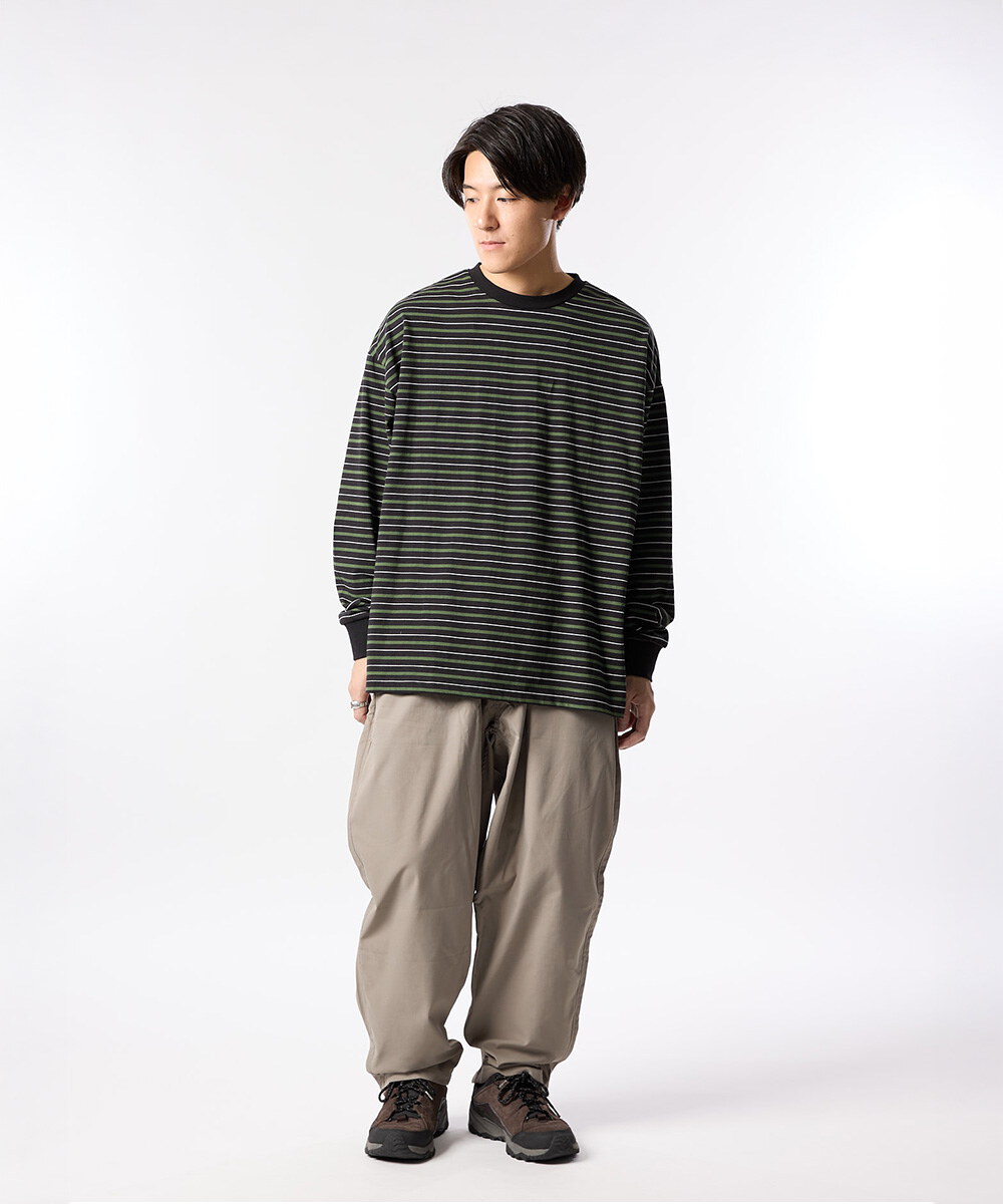 條紋上衣 MULTI BORDER LS TEE