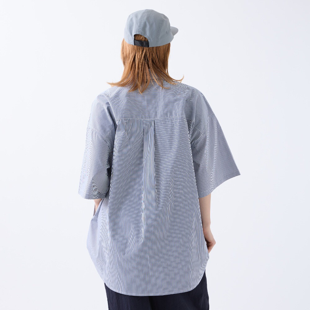 條紋短袖襯衫 LOOSE STRIPE SHIRT SS
