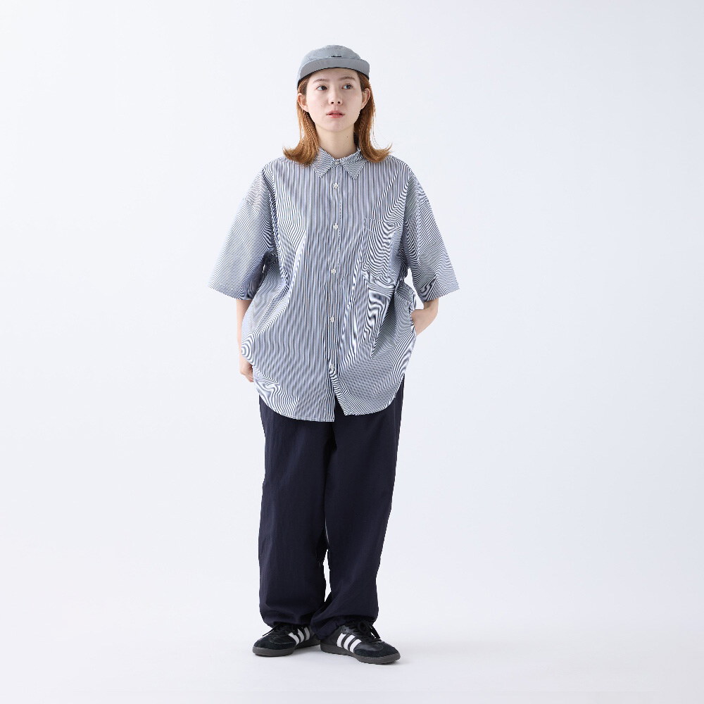 條紋短袖襯衫 LOOSE STRIPE SHIRT SS