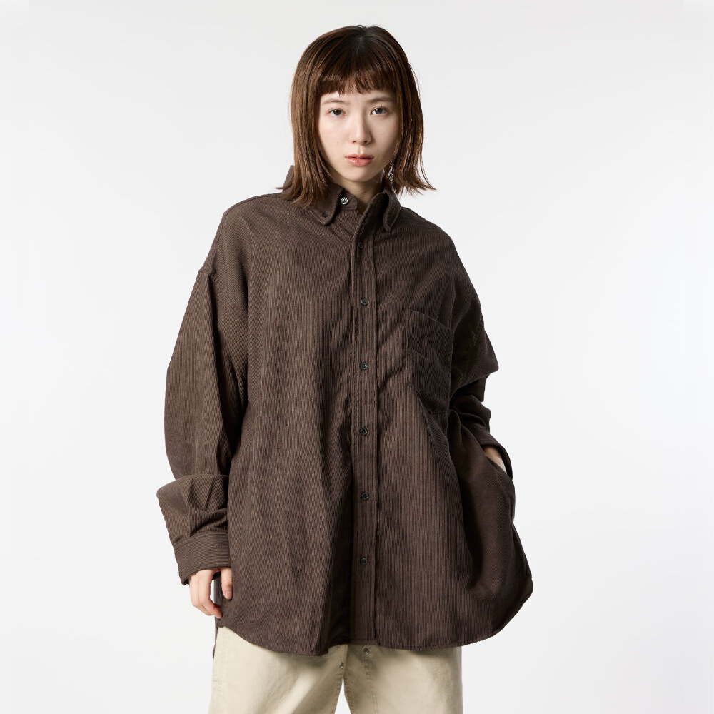 寬版燈芯絨襯衫 OVERSIZED CORDUROY SHIRT