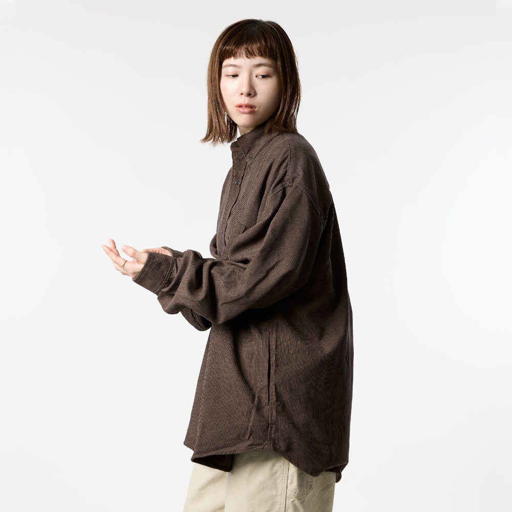 寬版燈芯絨襯衫 OVERSIZED CORDUROY SHIRT