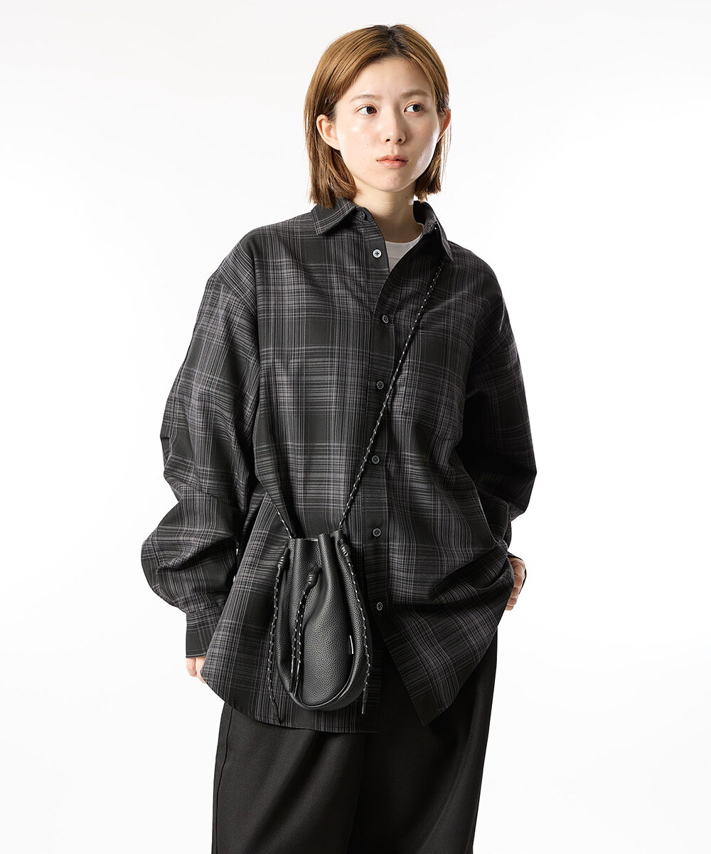 束口包 LEATHER DRAWSTRING BAG