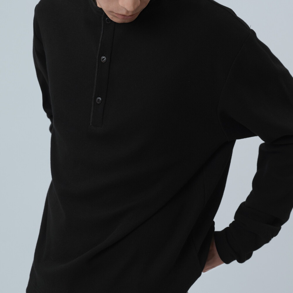 亨利領長袖 MEL. Henley LS Tee