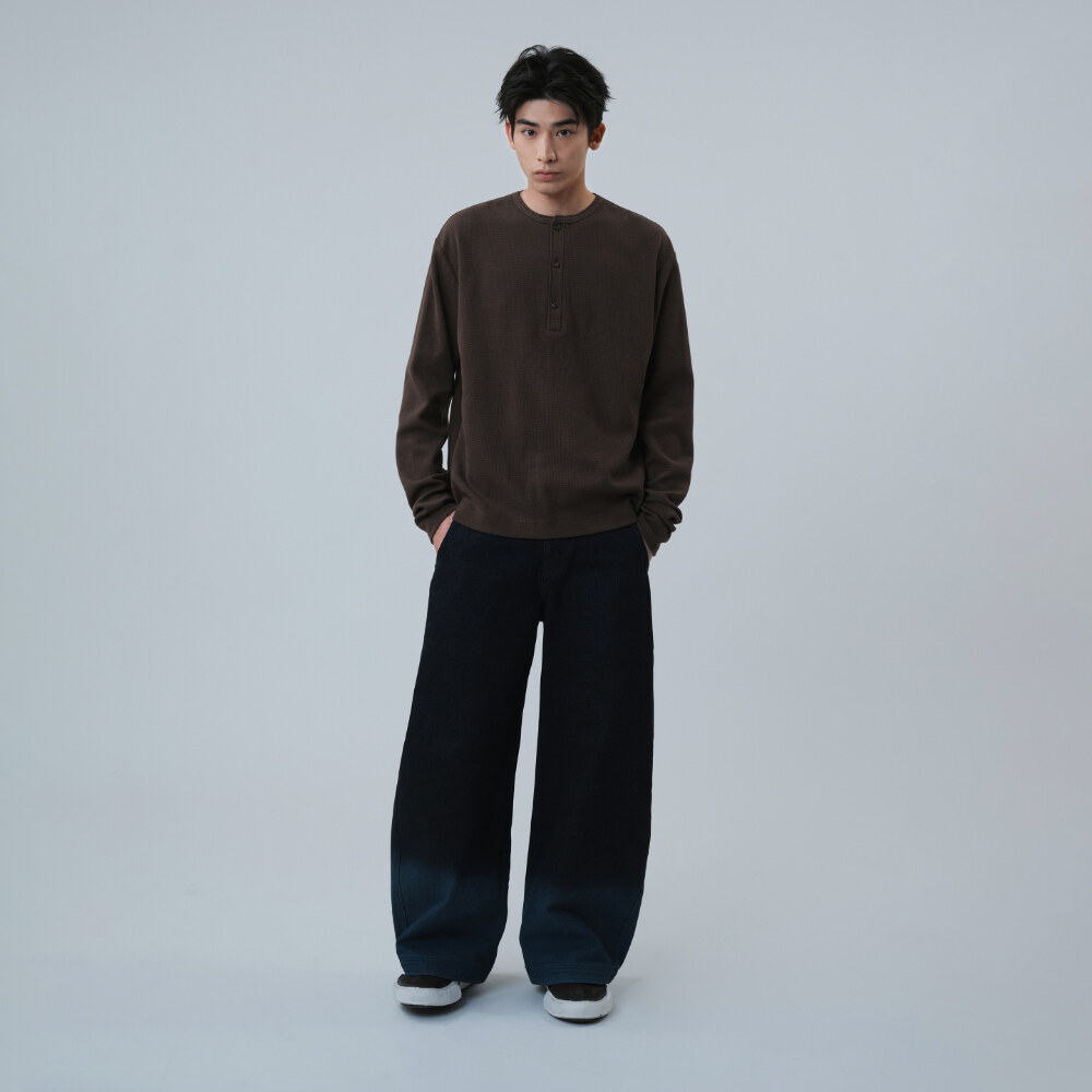 亨利領長袖 MEL. Henley LS Tee