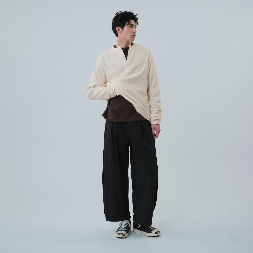 亨利領長袖 MEL. Henley LS Tee