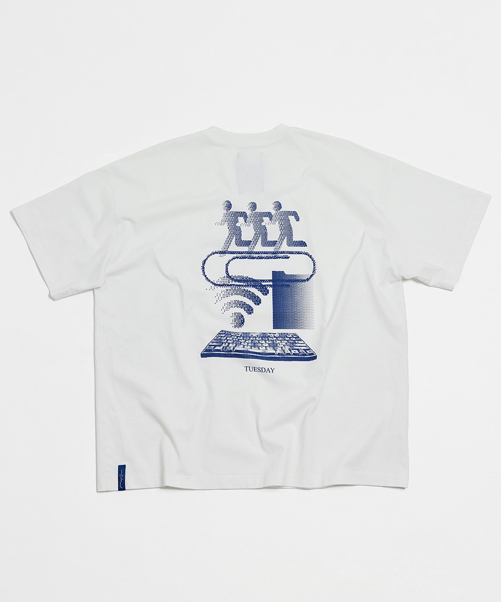 標語短袖上衣 Tue. I Need Wi-Fi Tee