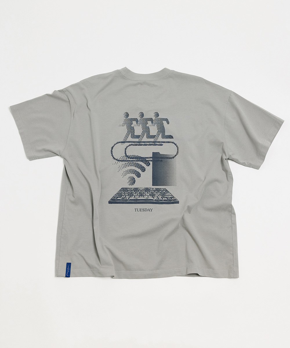 標語短袖上衣 Tue. I Need Wi-Fi Tee