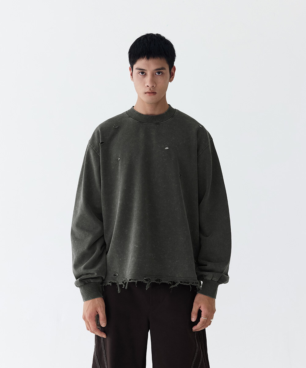 水洗趣味圖像上衣 Distressed Sushi Tee