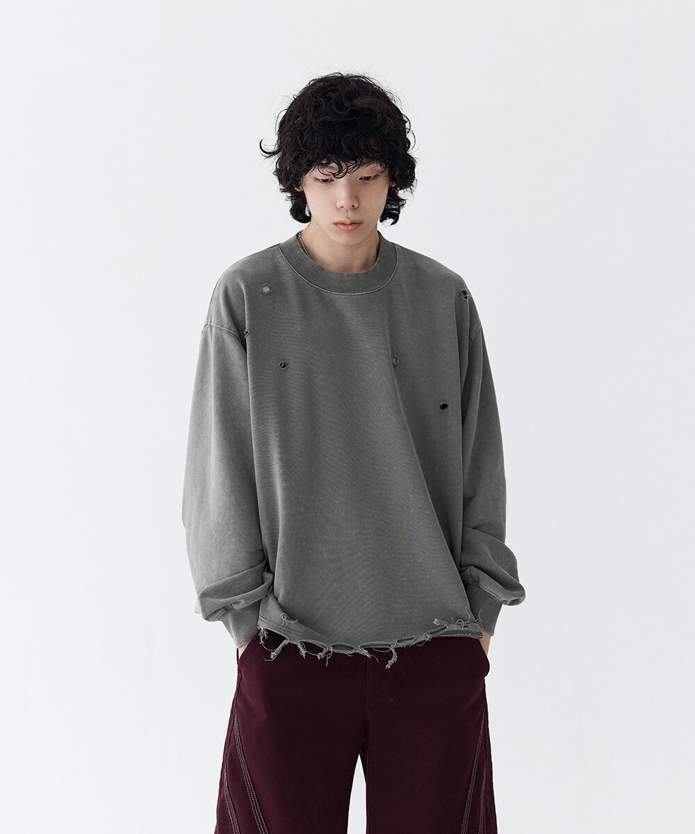 水洗趣味圖像上衣 Distressed Sushi Tee