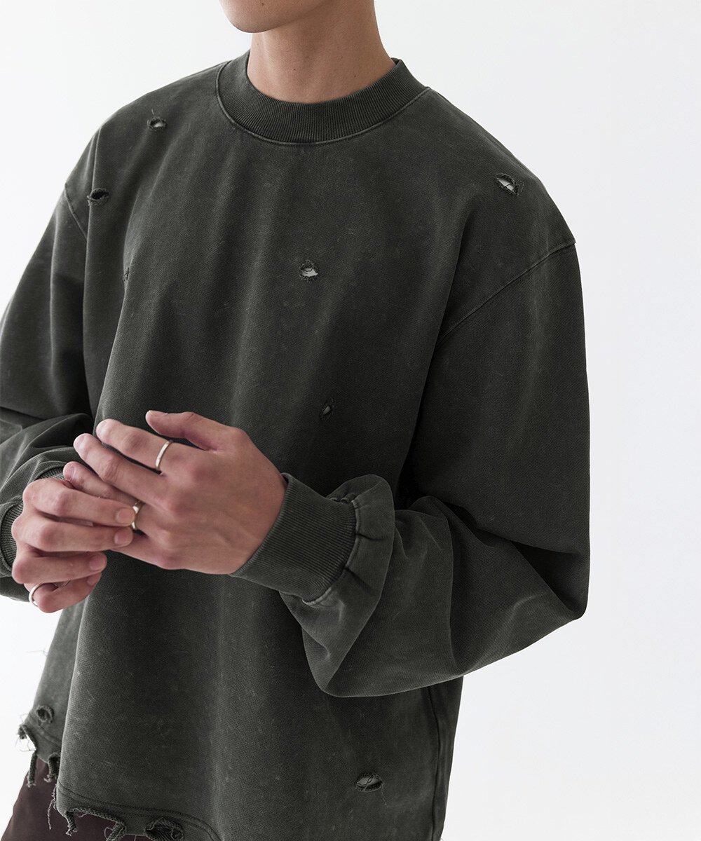 水洗趣味圖像上衣 Distressed Sushi Tee