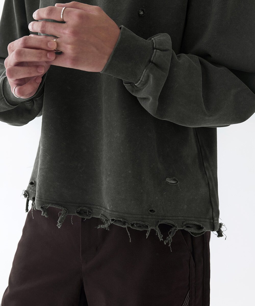 水洗趣味圖像上衣 Distressed Sushi Tee