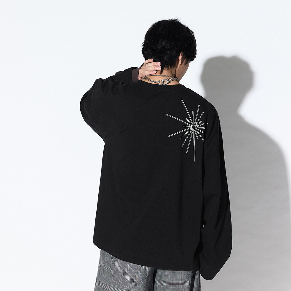 寬版長袖上衣Layered Process LS TEE