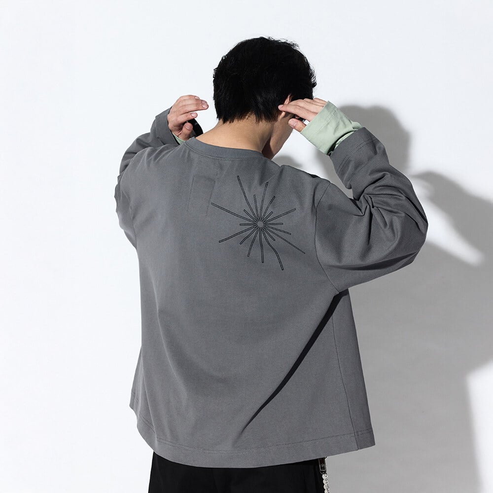 寬版長袖上衣Layered Process LS TEE