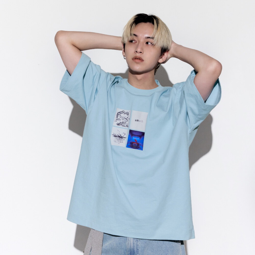 圖像寬短上衣 Algo Program Tee