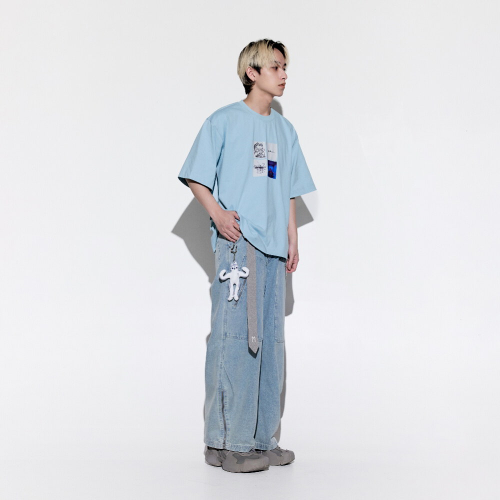 圖像寬短上衣 Algo Program Tee