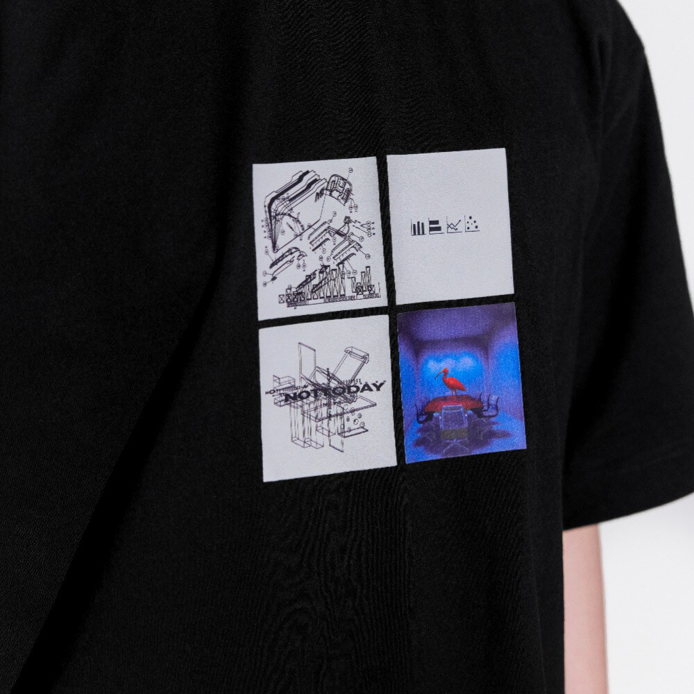 圖像寬短上衣 Algo Program Tee