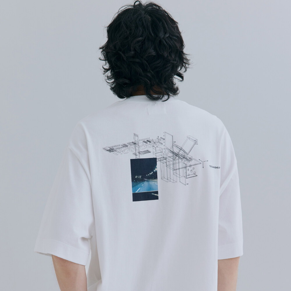圖像短袖TEE 機械 Yeah Tee