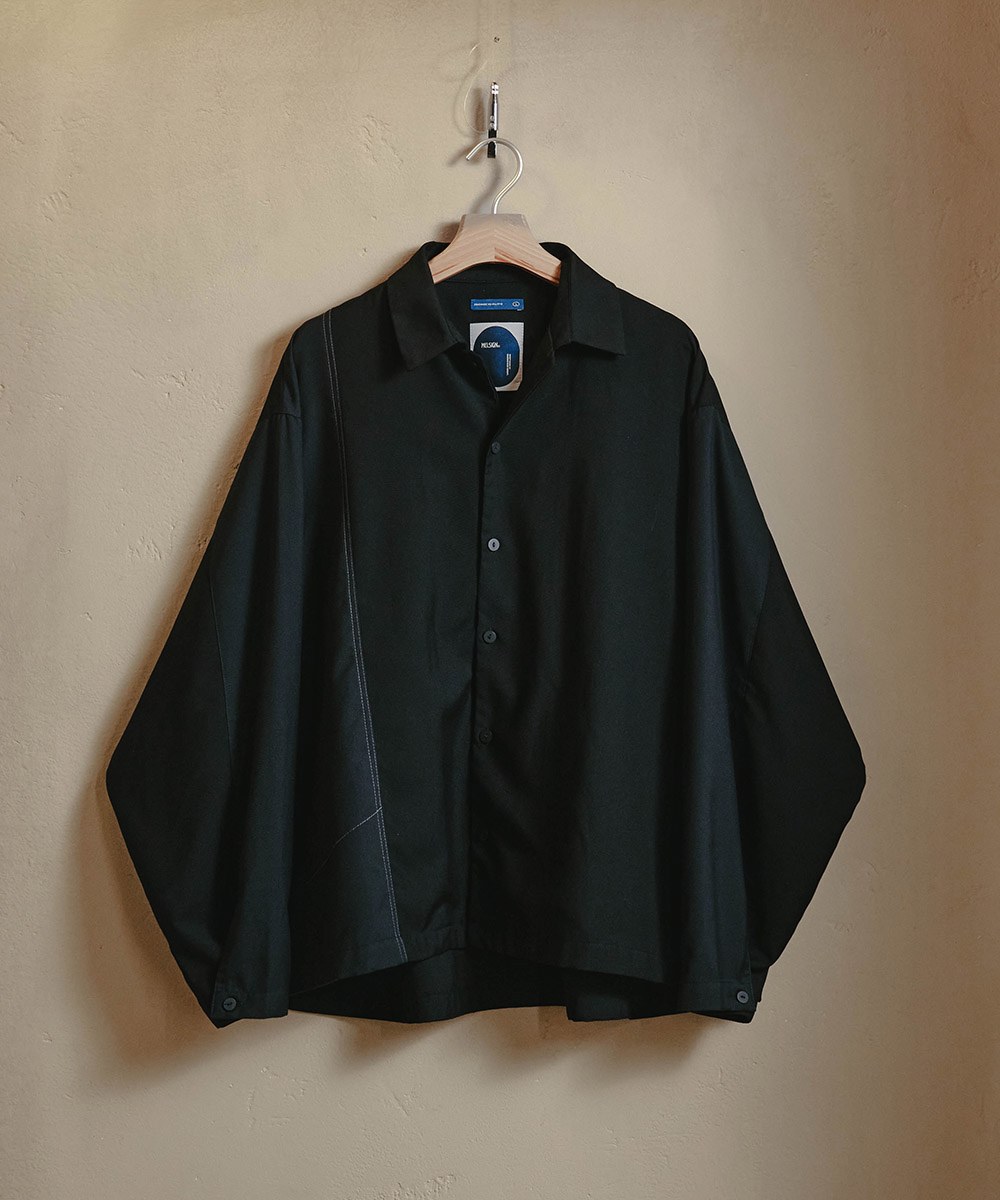 MELSIGN 寬鬆襯衫 Patched OV LS Shirt