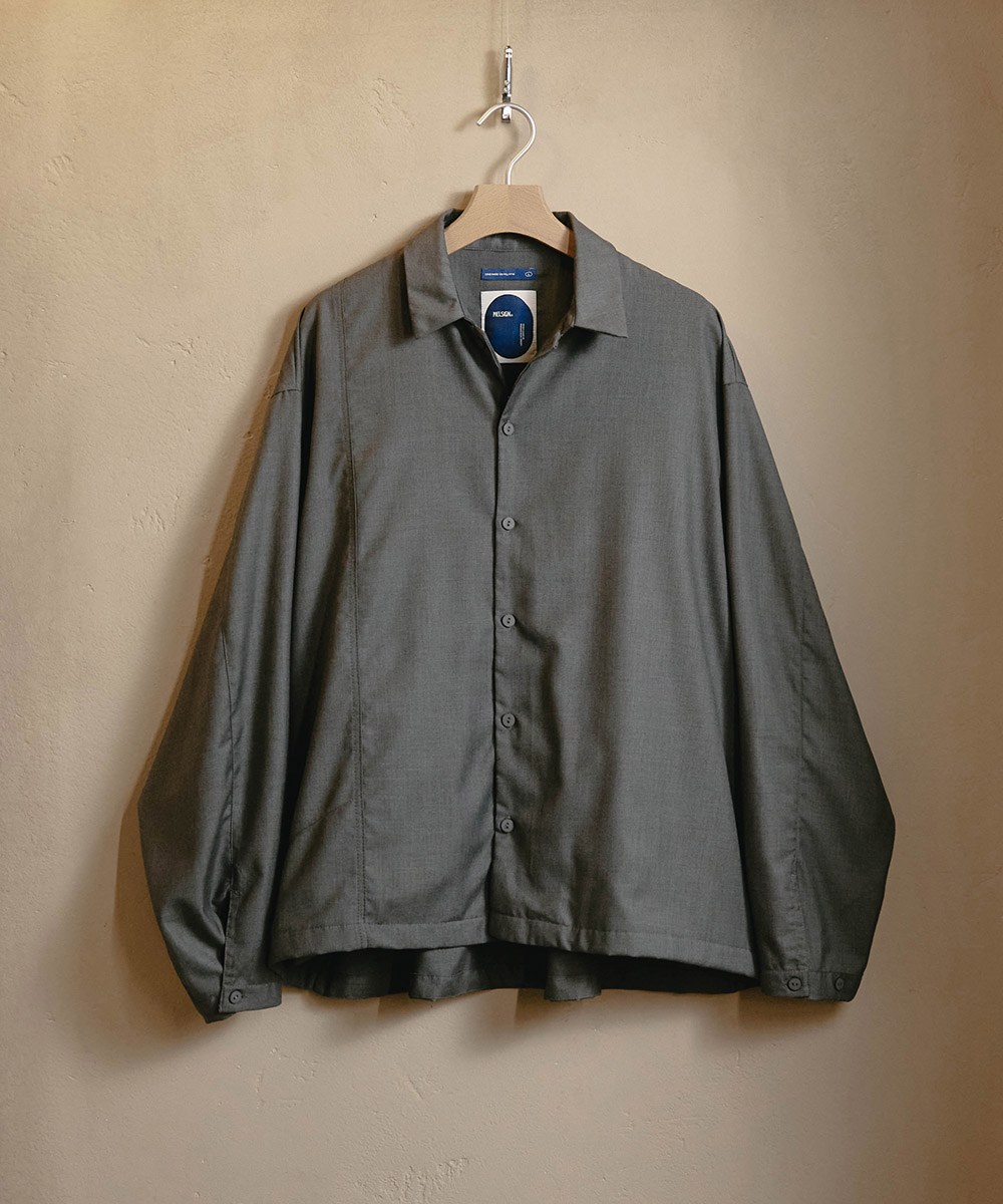 MELSIGN 寬鬆襯衫 Patched OV LS Shirt