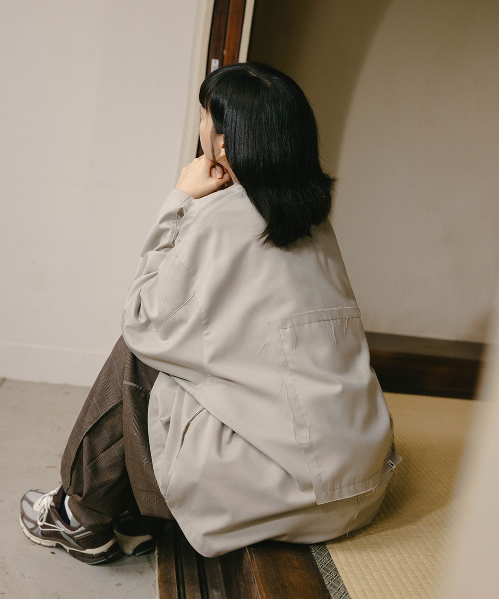 MELSIGN 寬鬆襯衫 Patched OV LS Shirt