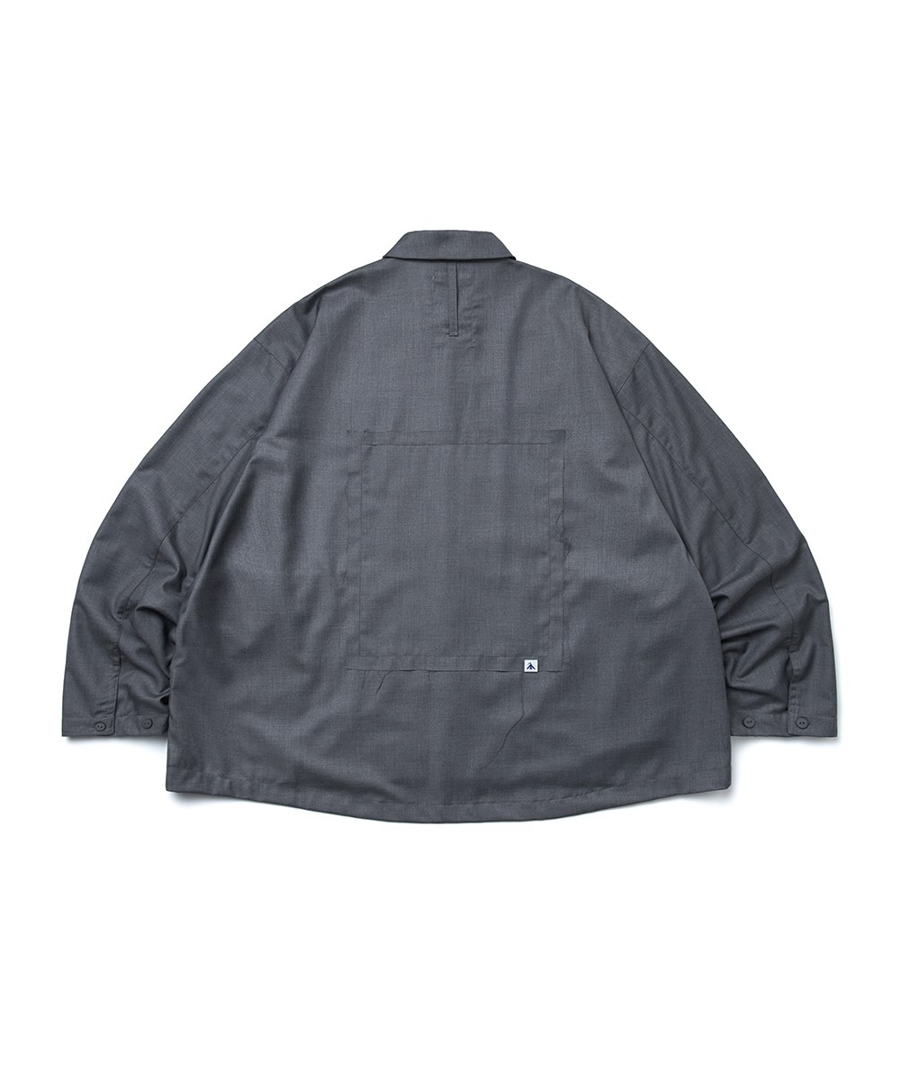 MELSIGN 寬鬆襯衫 Patched OV LS Shirt