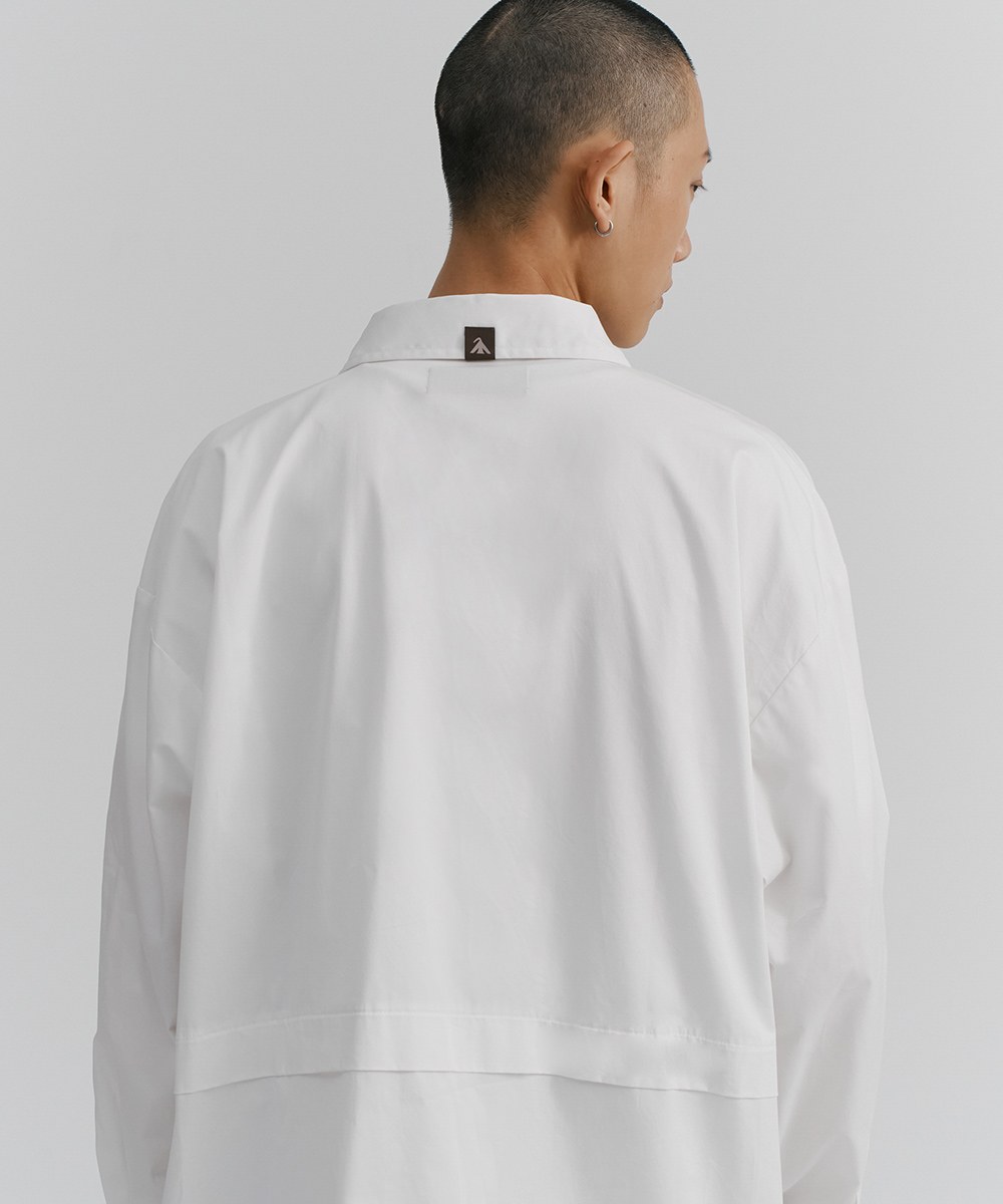 MELSIGN x mouggan 寬鬆挺版兩用領襯衫
