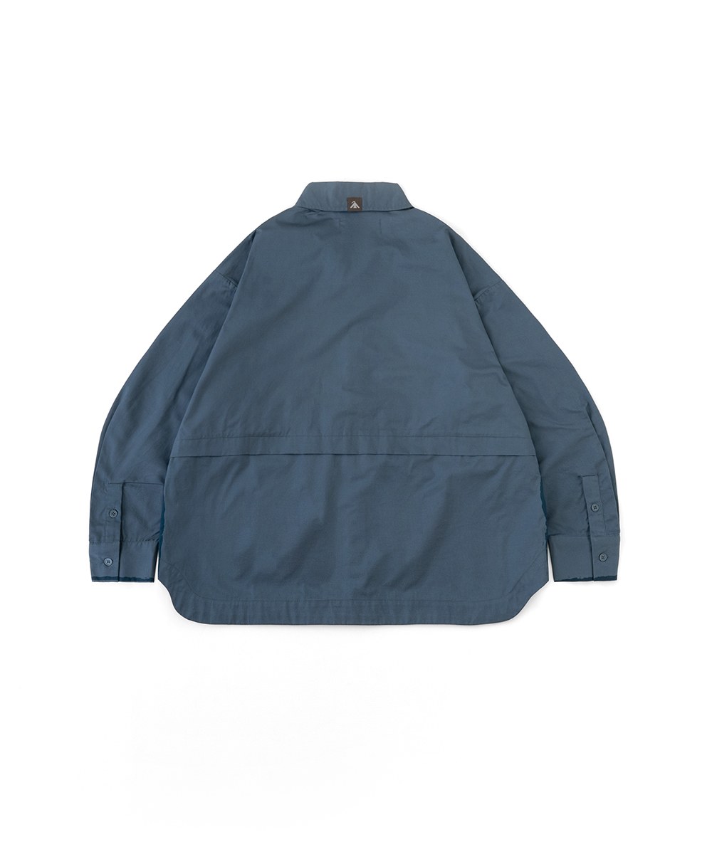 MELSIGN x mouggan 寬鬆挺版兩用領襯衫