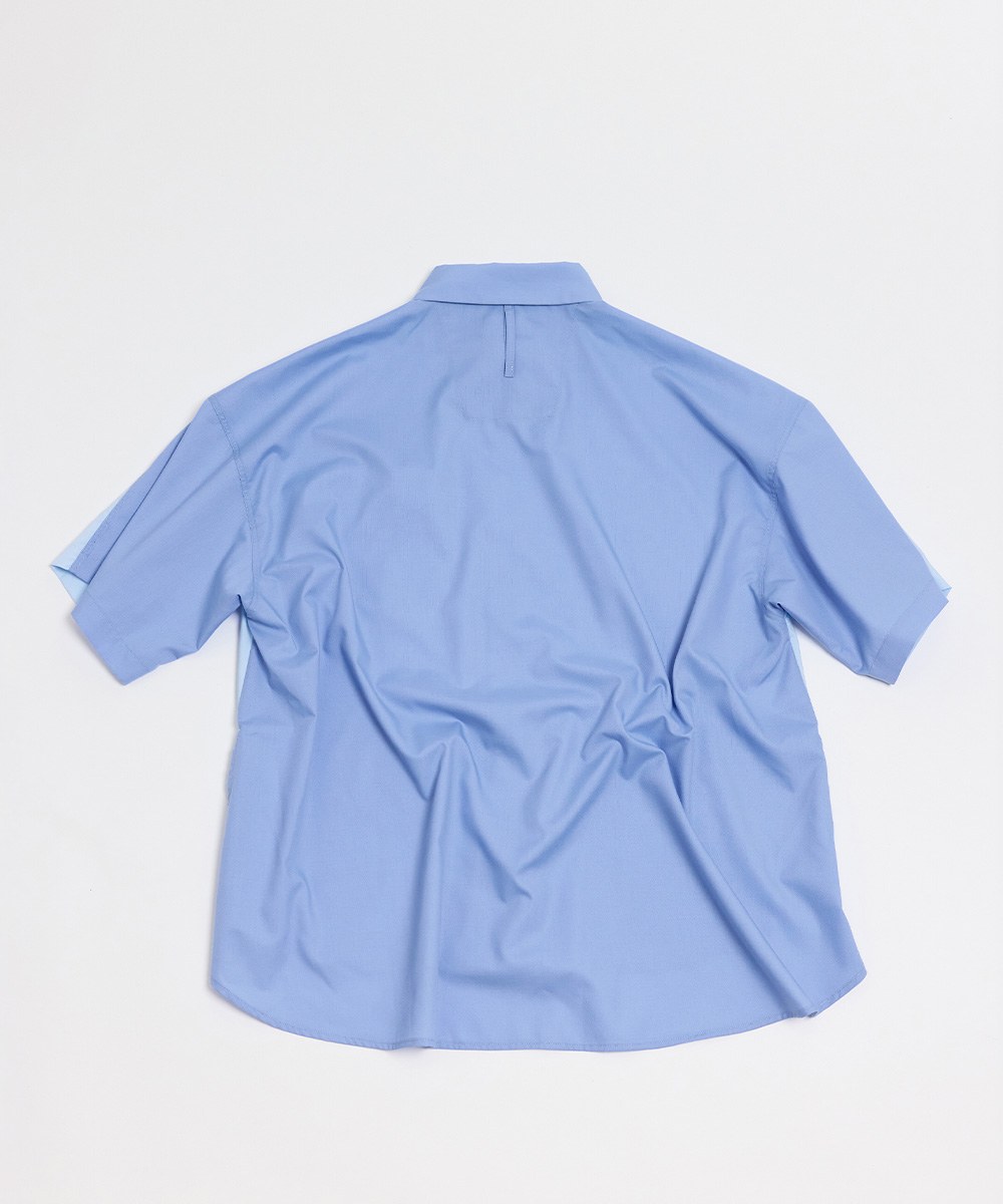 拼接短袖襯衫 Tone Merge SS Shirt