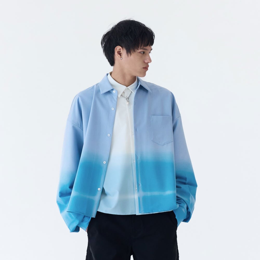 漸層暈染襯衫 Gradient Effect Shirt