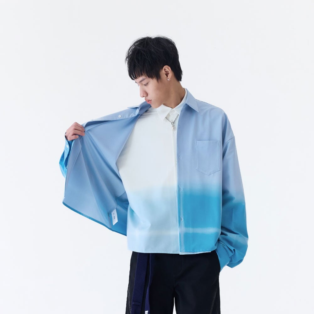 漸層暈染襯衫 Gradient Effect Shirt